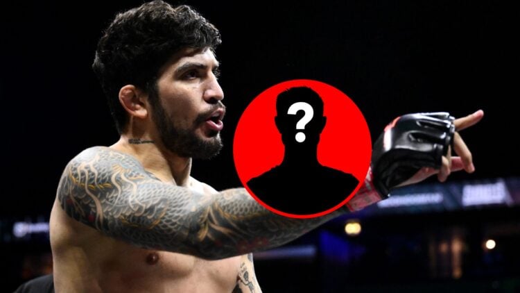 Dillon Danis at Misfits Boxing 22, with mystery inset
