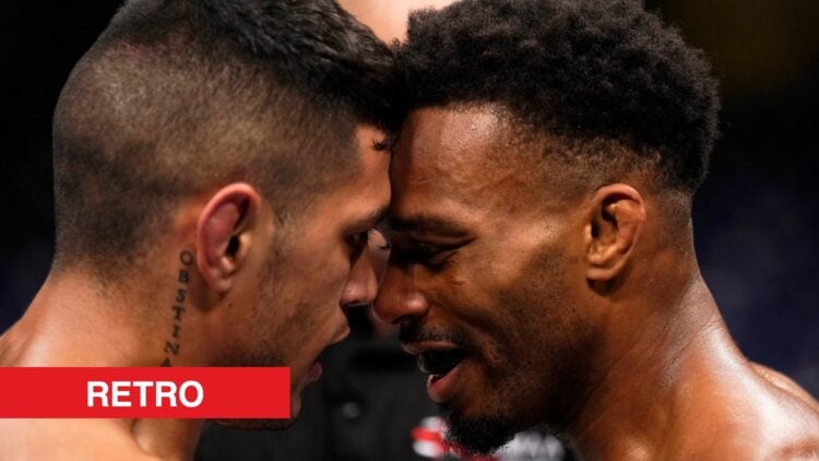 Lerone Murphy and Gabriel Santos face to face following their UFC 286 fight