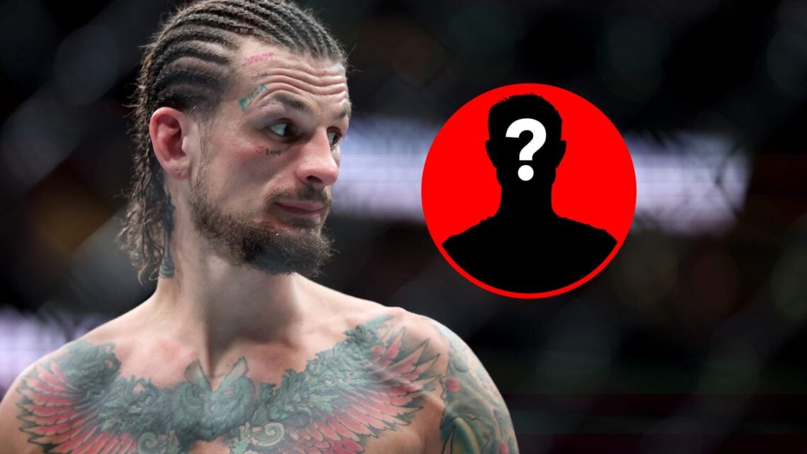 Sean O'Malley at UFC 316, with mystery inset