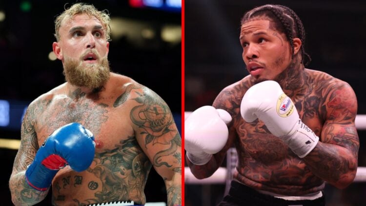 Jake Paul during his fight with Julio Cesar Chavez Jr., Gervonta Davis during his fight with Hector Luis Garcia