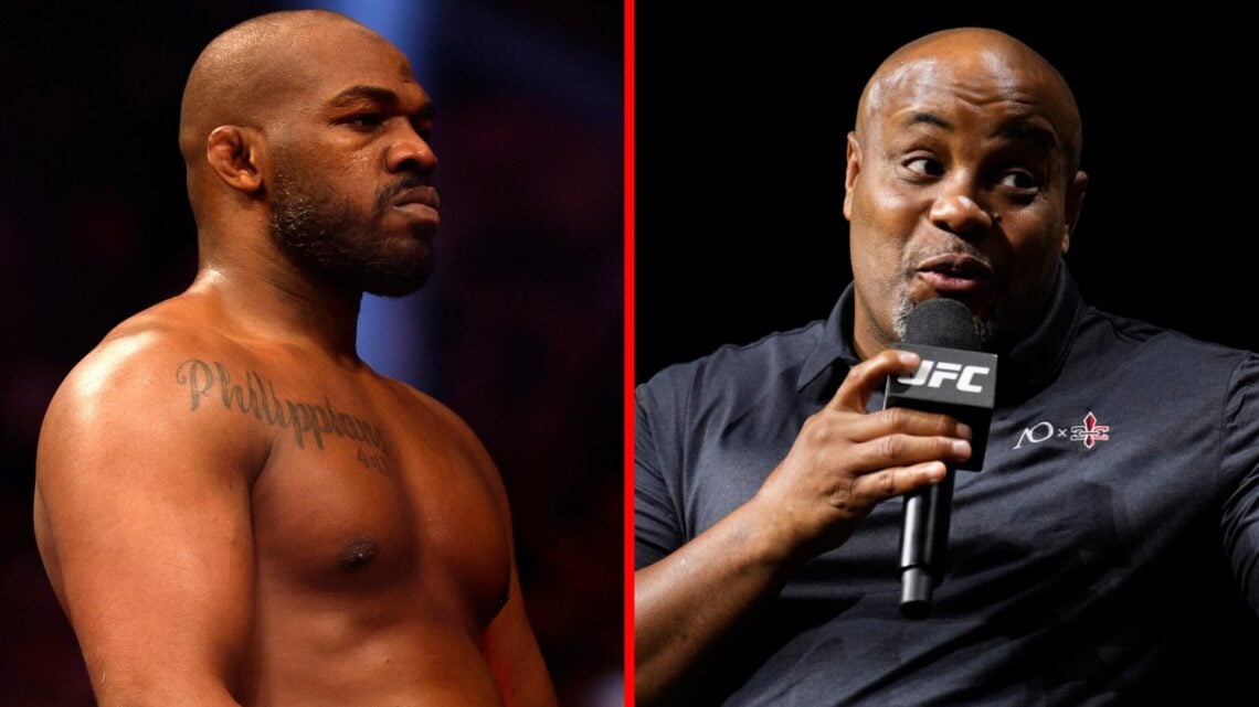 Jon Jones celebrates winning at UFC 285, Daniel Comrier interacts with fans during a UFC Q&A