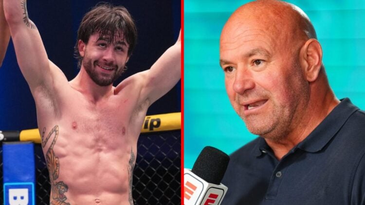 Louis Scott Lee celebrates his DWCS win, Dana White speaks to Laura Sanko.