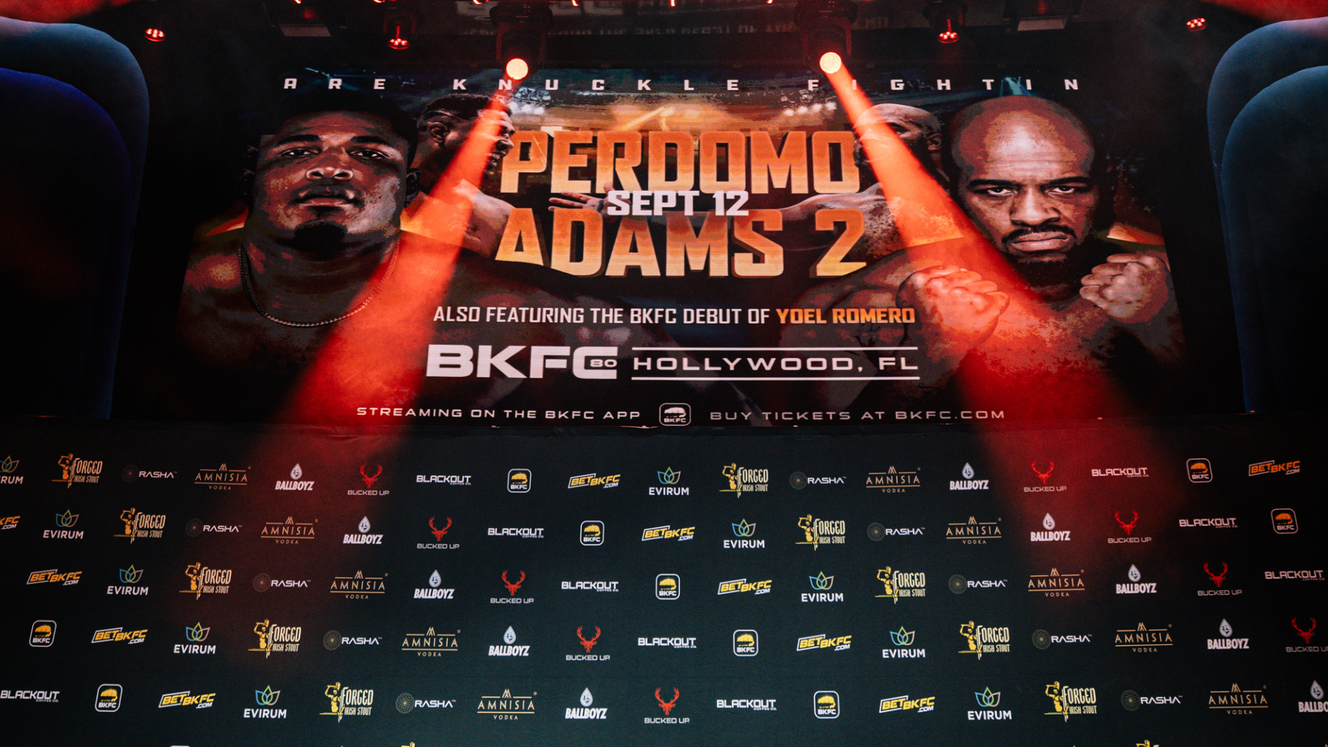 BKFC 80 weigh-ins in Hollywood, Florida