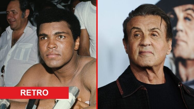 Мухаммед Али на пресс-конференции и Сильвестр Сталлоне на премьере Creed II