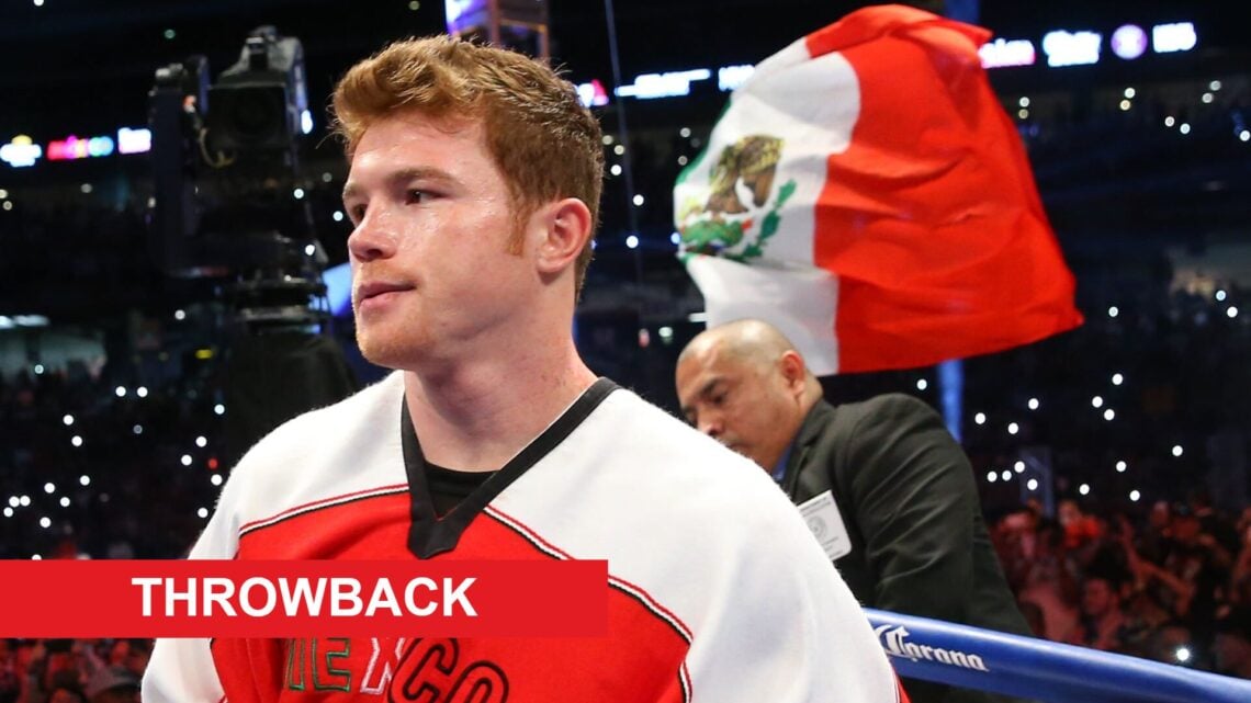 Canelo Alvarez ahead of James Kirkland fight with throwback label