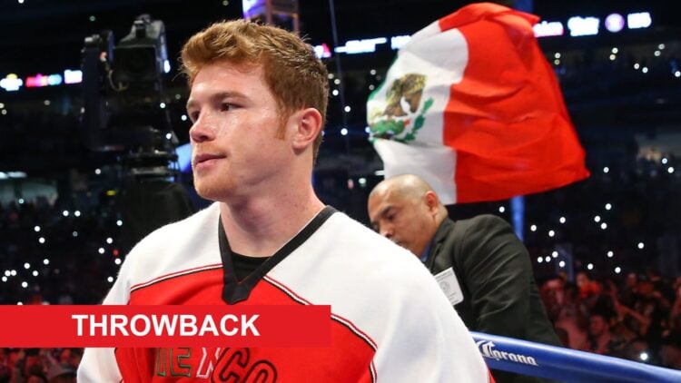 Canelo Alvarez ahead of James Kirkland fight with throwback label