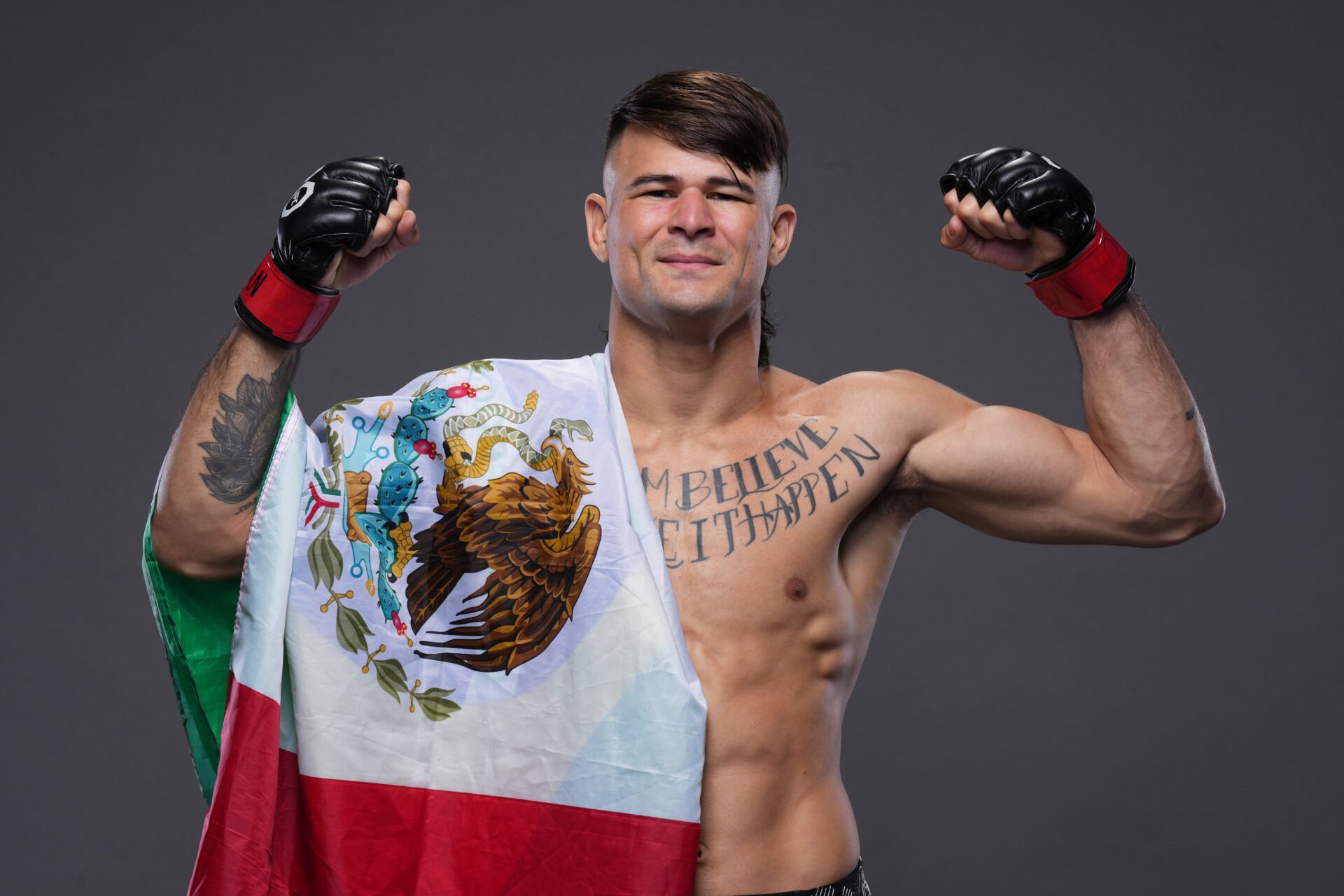 Diego Lopes poses for portrait at UFC 295