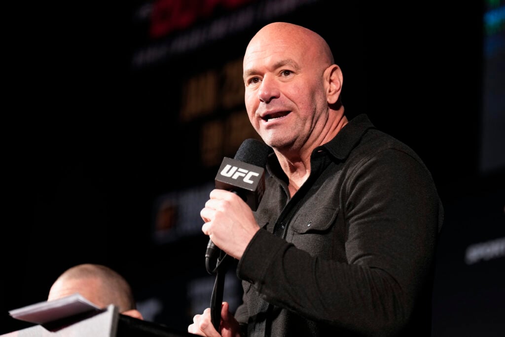 Dana White speaks at the UFC 297 Press Conference