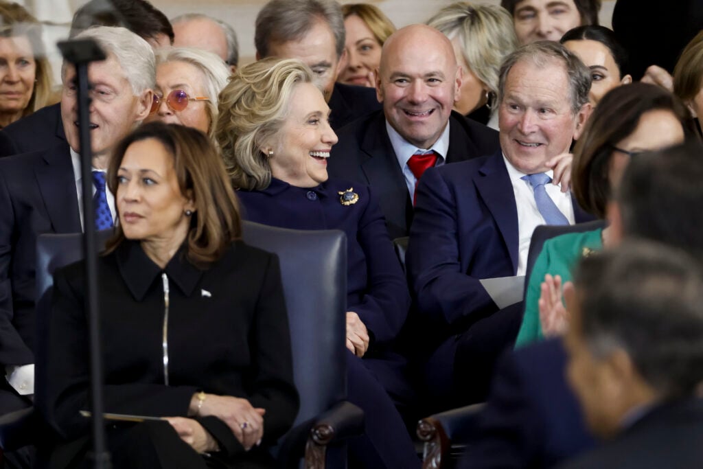 Dana White smiling at the Inauguration Of Donald J. Trump