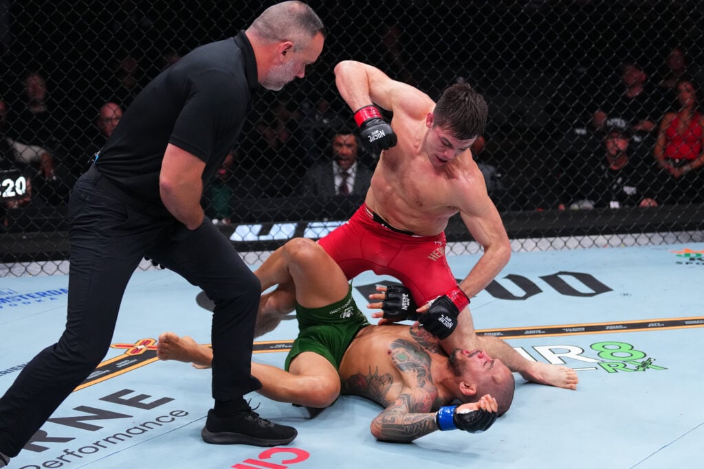 Alexander Hernandez knocks out Diego Ferreira