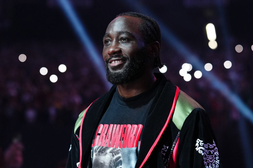Terence Crawford before fight with Canelo Alvarez