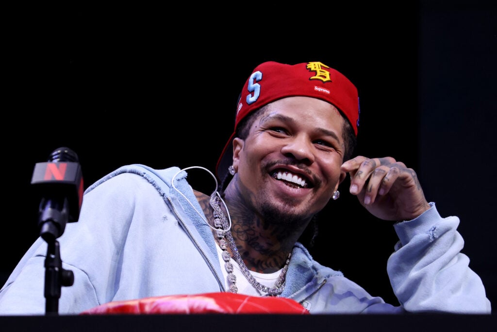 Gervonta Davis at the Jake Paul Press Conference