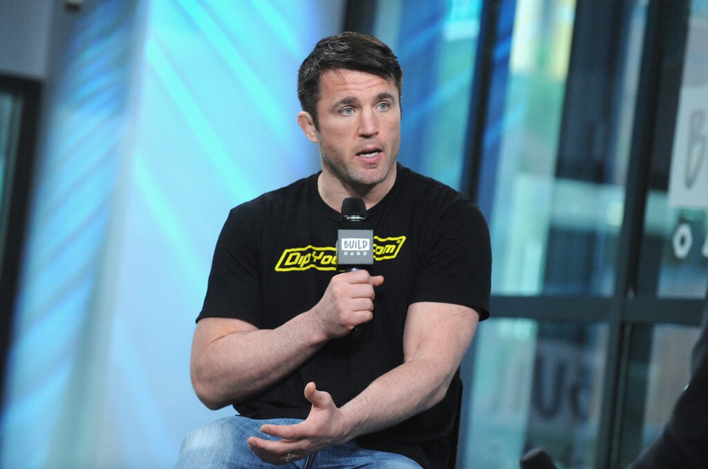 Chael Sonnen during an interview