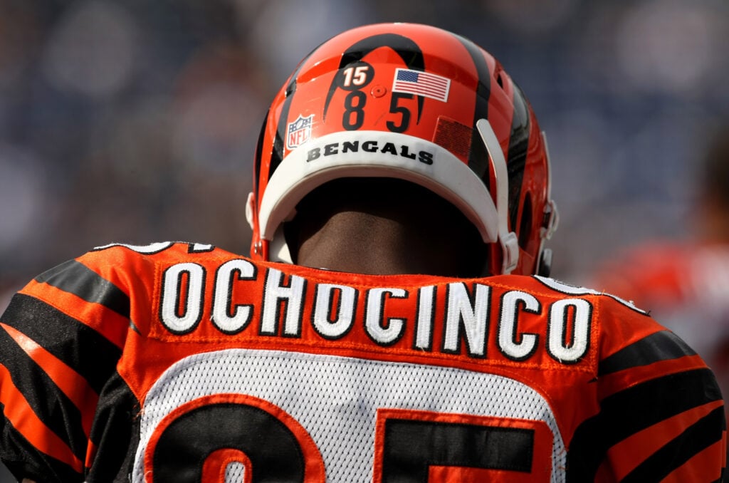 Chad Ochocinco at Cincinnati Bengals v San Diego Chargers