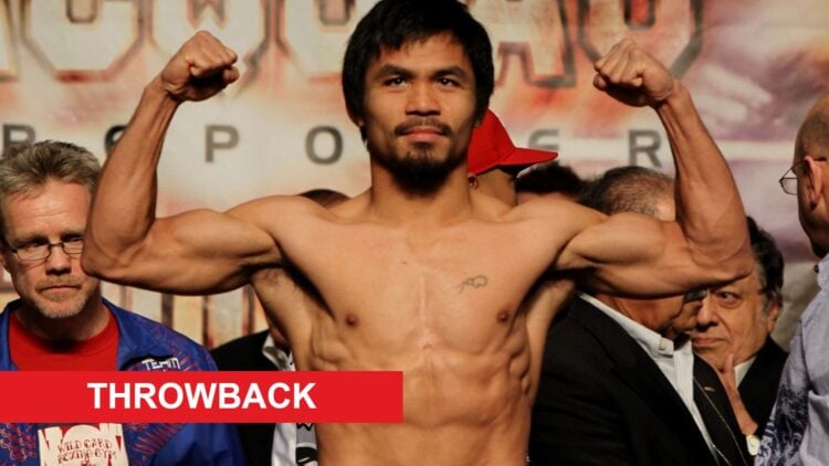 Manny Pacquiao weighing-in