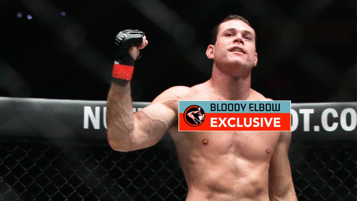 Roger Gracie celebrates beating Michal Pasternak