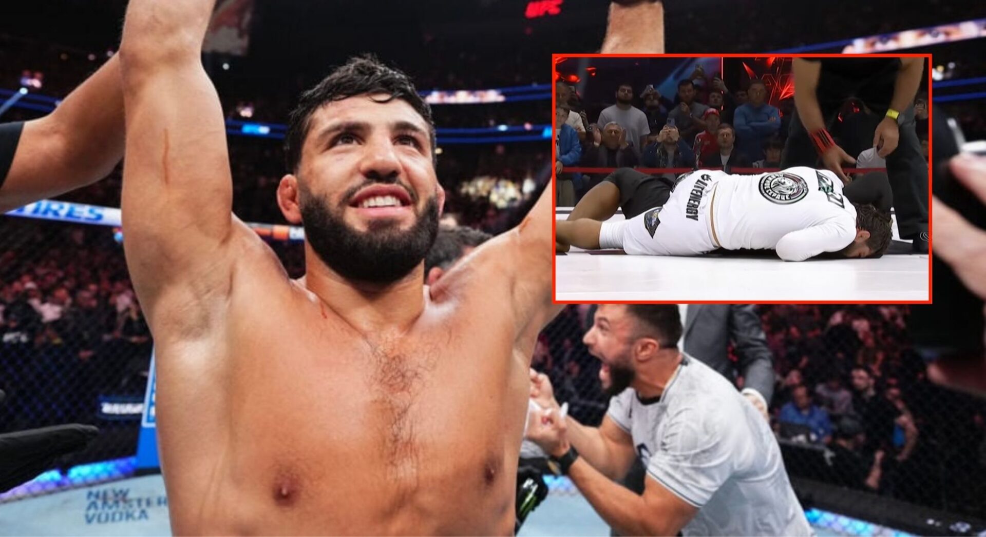 Arman Tsarukyan chokes former UFC lightweight champion out cold in latest grappling match
