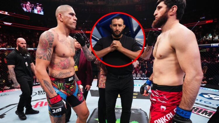 Alex Pereira faces off with Magomed Ankalaev at UFC 320
