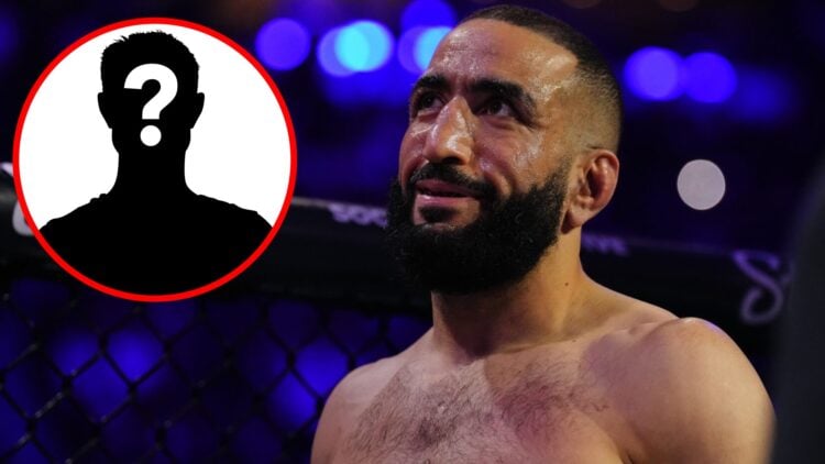 Belal Muhammad prepares to face Jack Della Maddalena at UFC 315, inset mystery icon