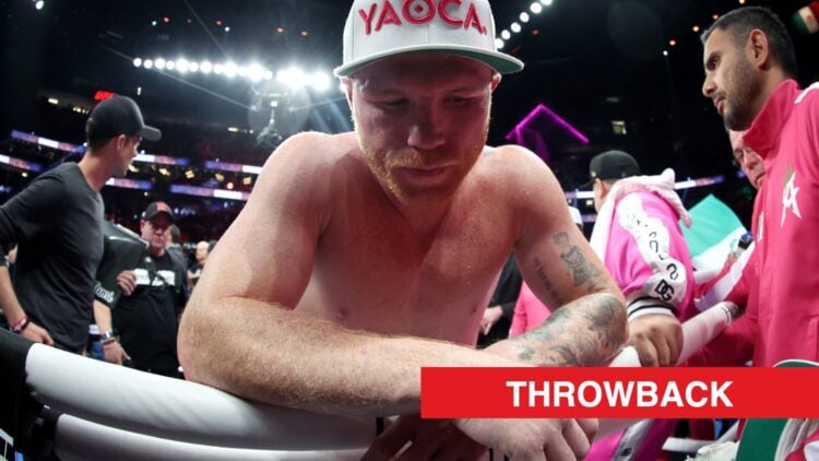 Canelo Alvarez following his loss to Dmitry Bivol