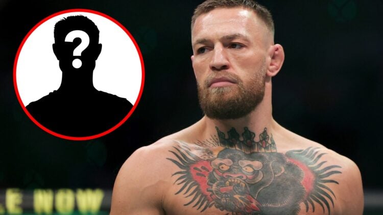 Conor McGregor prepares to face Dustin Poirier at UFC 264, inset mystery icon