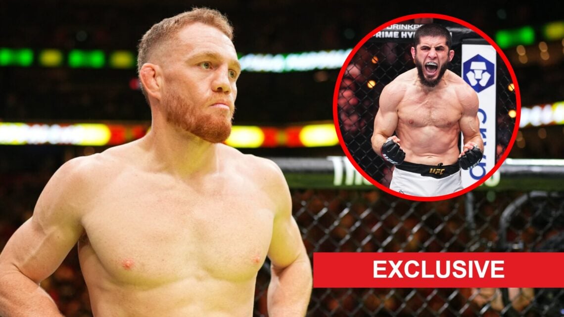 Jack Della Maddalena prepares to face Belal Muhammad at UFC 315, inset Islam Makhachev celebrates after beating Renato Moicano at UFC 311, exclusiv...