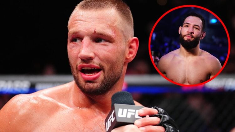 Reinier de Ridder speaks after beating Robert Whittaker in Abu Dhabi, inset Nassourdine Imavov exits the Octagon after beating Israel Adesanya in S...