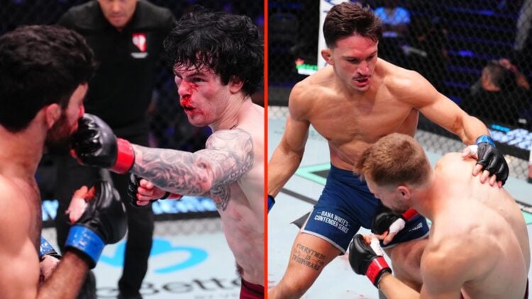Tommy McMillen and David Mgoyan trade punches and Jean-Paul Lebosnoyani knocks down Jack Congdon with a right hand