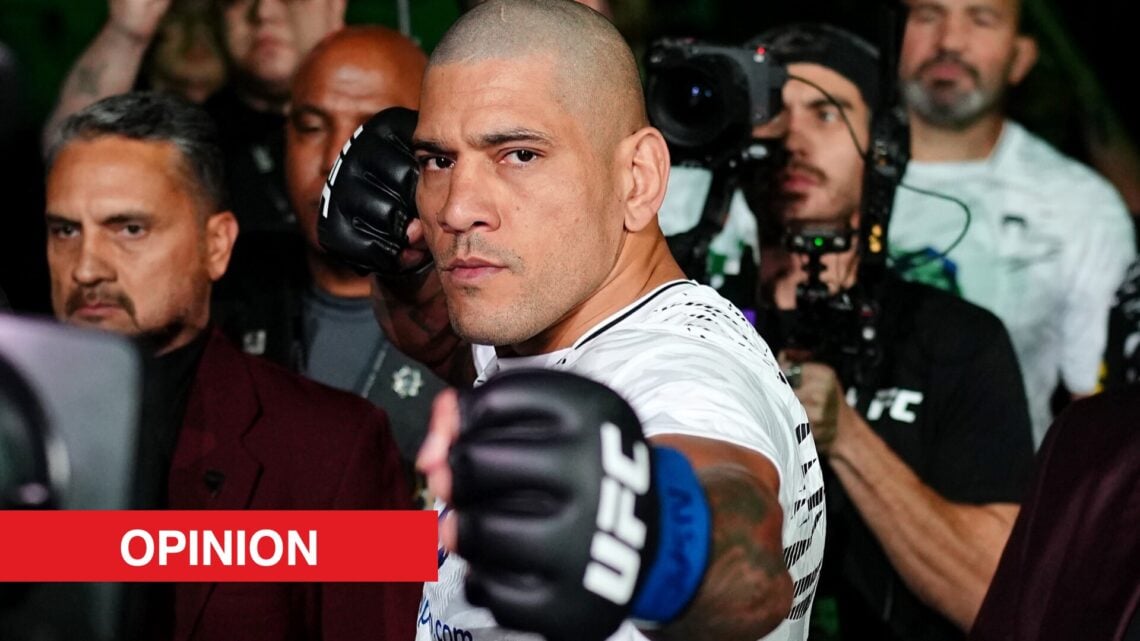 Alex Pereira during his UFC 320 walkout