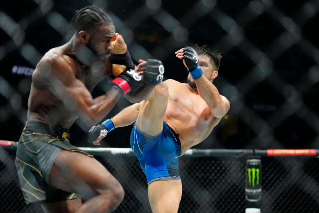 Henry Cejudo and Aljamain Sterling fight at UFC 288 main event.