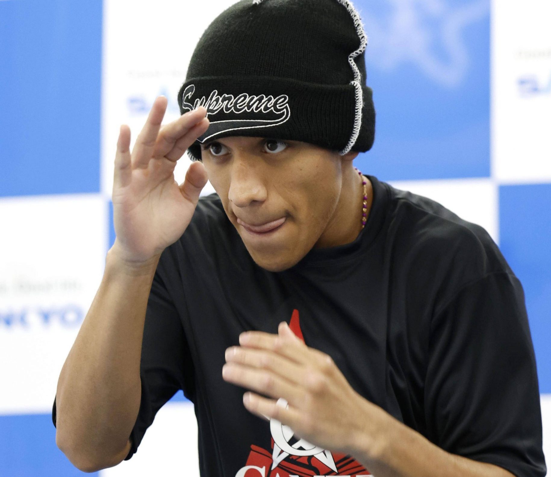 Boxing: Ioka-Franco unification clash WBA super flyweight champion Joshua Franco of the United States is pictured in Tokyo on Dec. 28, 2022, as he trains for his New Year s Eve world boxing title unification bout against WBO counterpart Kazuto Ioka of Japan. PUBLICATIONxINxGERxSUIxAUTxHUNxONLY A14AA0001380013P