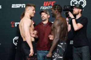 Marvin Vettori faced Jared Cannonier at tonight's UFC fight night card