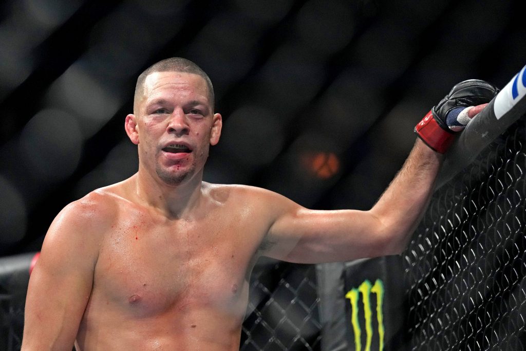 Nate Diaz at UFC 279.