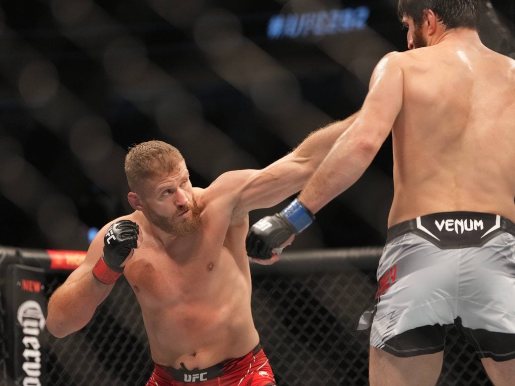 UFC 291 co-main eventer Jan Blachowicz when he fought Magomed Ankalaev.