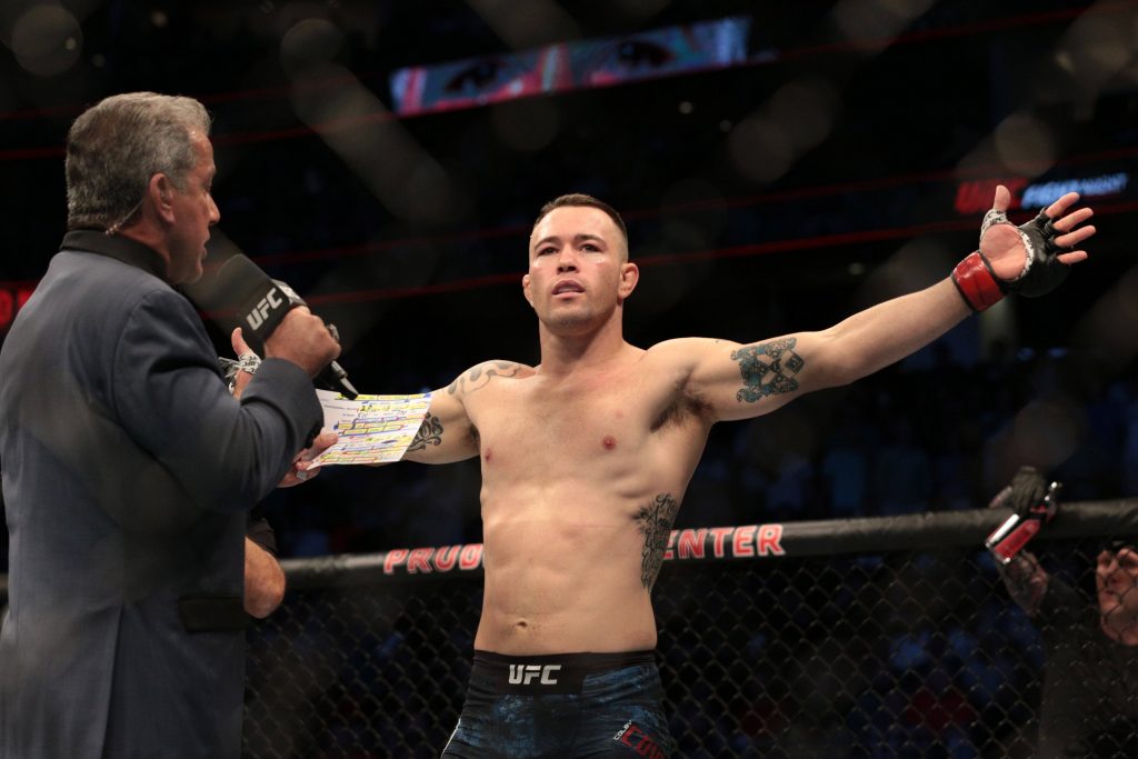 Colby Covington at UFC Newark.