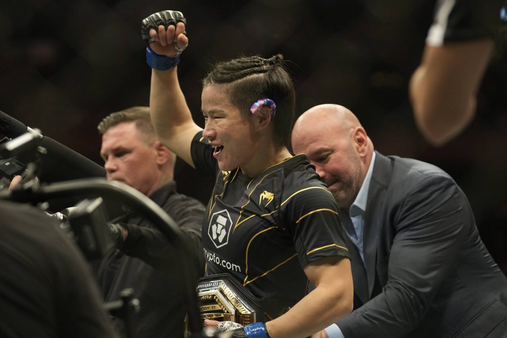 It was a dominant showing from Zhang Weili on Saturday.