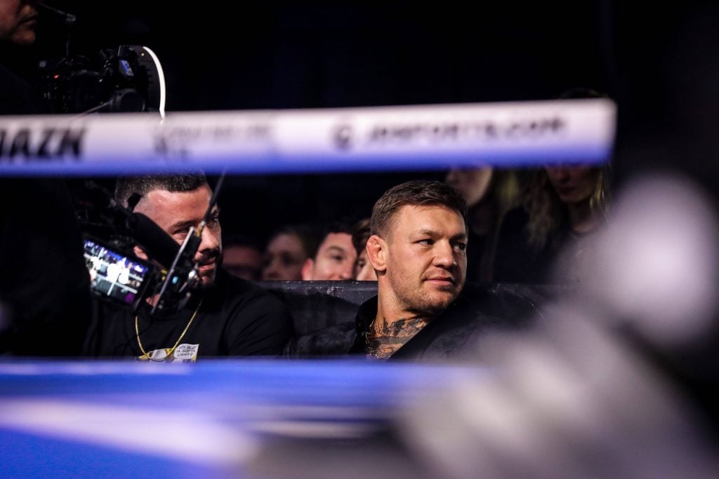 Katie Taylor vs Chantelle Cameron, 3 Arena, Dublin 20 5 2023 Undisputed Super Lightweight Championship Conor McGregor ringside tonight Conor McGregor ringside tonight 20 5 2023 PUBLICATIONxNOTxINxUKxIRLxFRAxNZL Copyright: x INPHO GaryxCarrx JACK0105