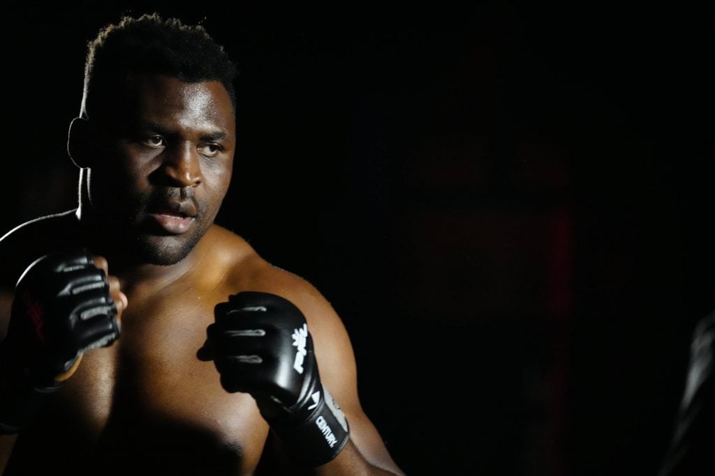 May 15, 2023, Los Angeles, CA, Los Angeles, CA, United States: Los Angeles, CA - May 16: Francis Ngannou behind the scenes of his promotional video workout at Professional Fighters League - Francis Ngannou workout at Unbreakable Performance Center on May 15, 2023 in Los Angeles, CA Los Angeles, CA United States - ZUMAp175 20230515_zsa_p175_036 Copyright: xLouisxGrassex