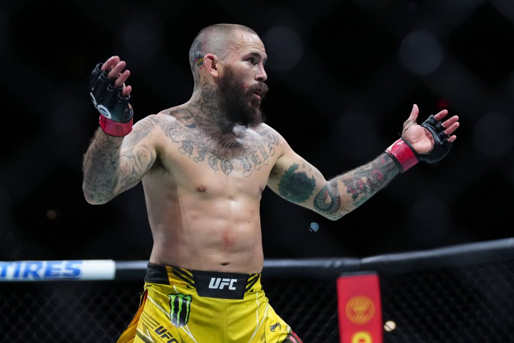 SAN ANTONIO, TEXAS - MARCH 25: Marlon Vera in his Bantamweight fight during the UFC Fight Night event at AT&T Center on March 25, 2023 in San Antonio, Texas, USA. (Photo by Louis Grasse PxImages) (Louis Grasse SPP) PUBLICATIONxNOTxINxBRAxMEX Copyright: xLouisxGrassex xSPPx spp-en-LoGr-lgrf102303250297_UFC_espn43