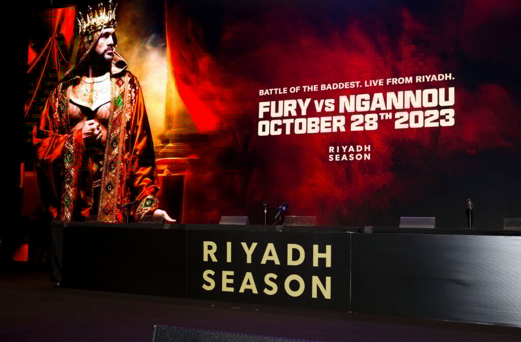 Tyson Fury vs Francis Ngannou press conference, PK, Pressekonferenz Tyson Fury vs Francis Ngannou kick off press conference held at Here at Outernet Charing Cross Road London uk 7.9.2023 Editorial Use Only, Credit:Dean Fardell Avalon PUBLICATIONxNOTxINxUKxFRAxUSA xAvalonx 0803632223