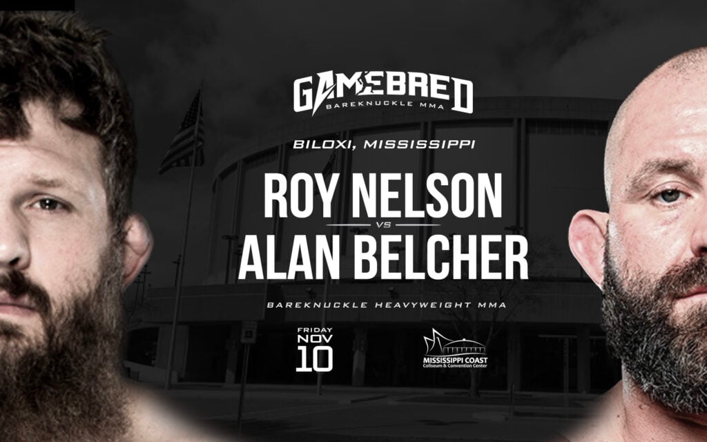 Gamebred Bareknuckle 6 is headlined by Roy Nelson vs. Alan Belcher.