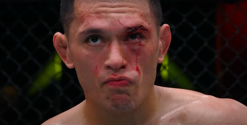 Screenshot from the Tatsuro Taira Octagon Interview, courtesy of the UFC.