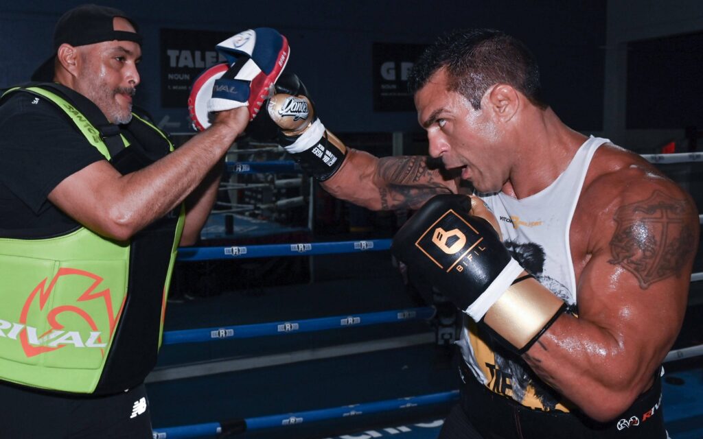 August 26 2021 Boca Raton Florida Vitor Belfort Media Workout Triller Triller Fight Club Boca Raton Florida BelfortWorkoutForDeLaHoya2090_LesterSilvaHoganphotos