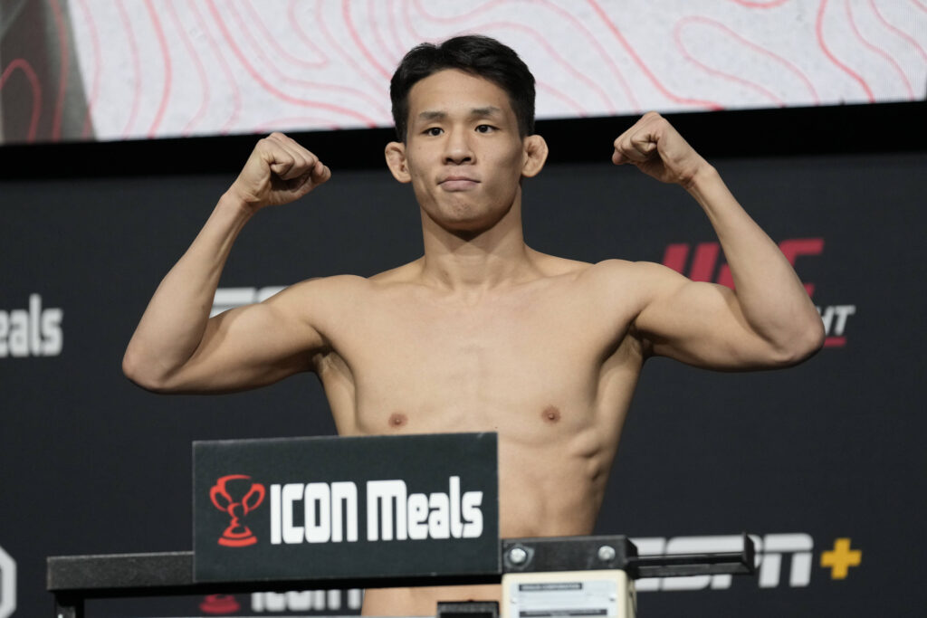 HyunSung Park UFC Apex for UFC Fight Night - Lewis Vs Spivac on February 3, 2023 in Las Vegas, NV, United States.