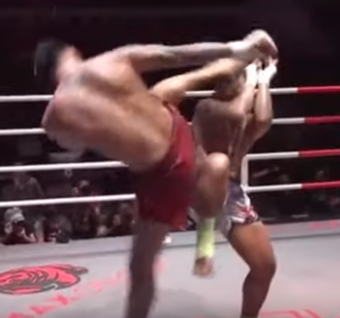 Headkick in a Lethwei fight in a collection of knockouts.