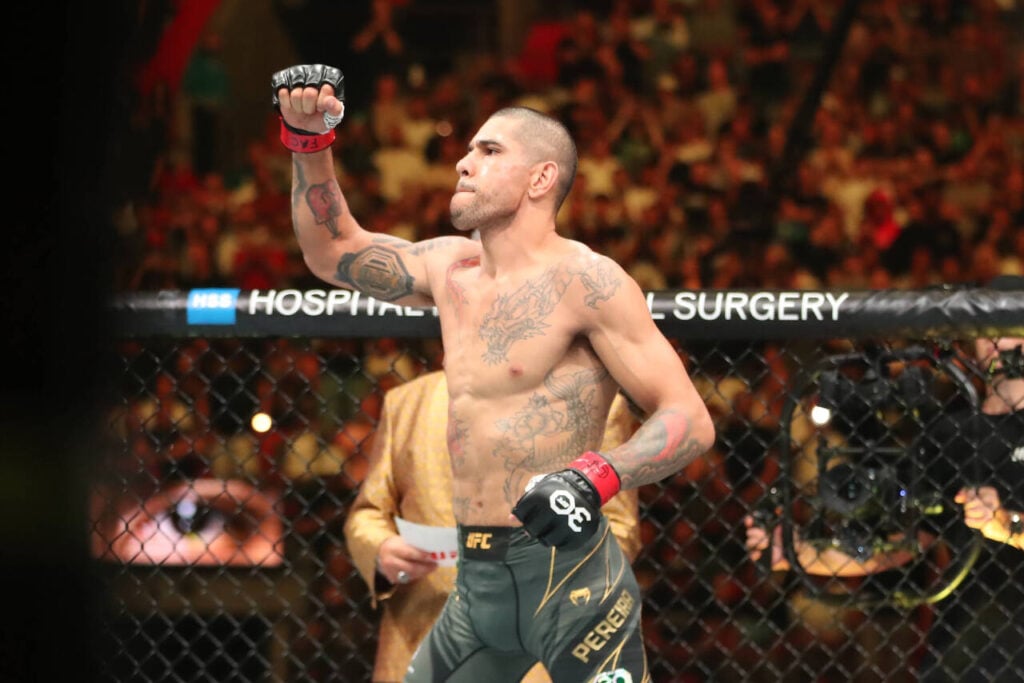 April 8, 2023, Miami, FL, Miami, Florida, United States: MIAMI, FLORIDA - APRIL 8: Alex Pereira prepares to fight Israel Adesanya in their middleweight fight during the UFC 287 event at Kaseya Center on April 8, 2023 in Miami, FL, United States. Miami, FL United States - ZUMAp175 20230408_zsa_p175_154
UFC 300