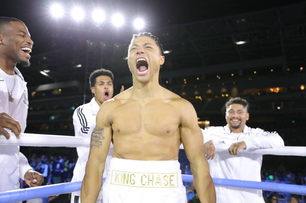 September 10 2022,Los Angeles,Kalifornien,California,Banc of California Stadium,Social Gloves,Next Gen Boxing,Fightnight,Fight NIght,Klage,Action,Chase Demoor,Cory Wharton Los Angeles California USA SocialGloves_Hoganphotos6348